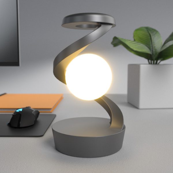 Настільна LED-лампа 3-в-1 з бездротовою зарядкою та RGB-підсвіткою